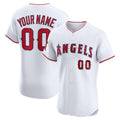 Custom Los Angeles Angels Home Elite Jersey White Stitched Baseball Jersey