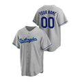 Baseball Jerseys Custom Los Angeles Dodgers Gray Jerseys Stitched Men Youth And Women For Birthday Gift