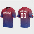 Custom Dominican Republic Baseball 2023 World Baseball Classic Jersey C Red Stitches Baseball Jerseys