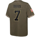 D.Cowboys #7 Trevon Diggs Olive 2022 Salute To Service Player Limited Jersey Stitched American Football Jerseys