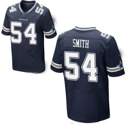 D.Cowboys #54 Jaylon Smith Navy Blue Team Color Stitched Elite Jersey Fashion Jersey American Jerseys