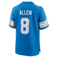D.Lions #8 Kyle Allen Blue Team Game American Football Jerseys