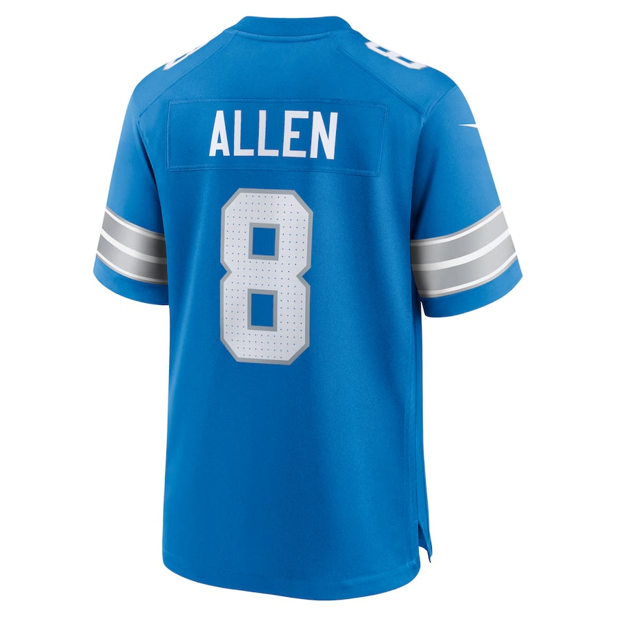 D.Lions #8 Kyle Allen Blue Team Game American Football Jerseys