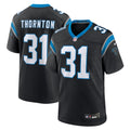 Carolina Panthers Corey Thornton Black Team Game Jersey