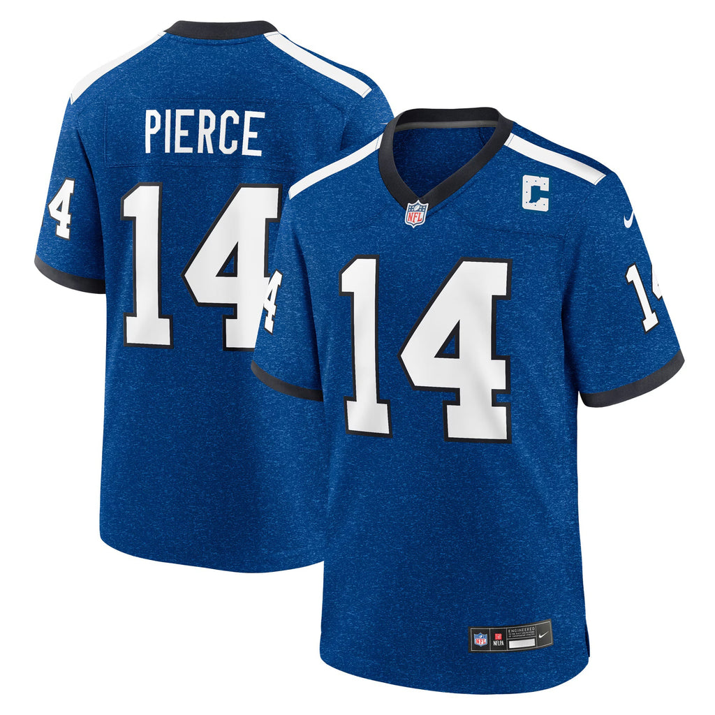 Indianapolis Colts Alec Pierce Blue Alternate Game Jersey