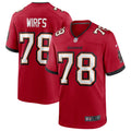 Tampa Bay Buccaneers Tristan Wirfs Red Player Game Jersey