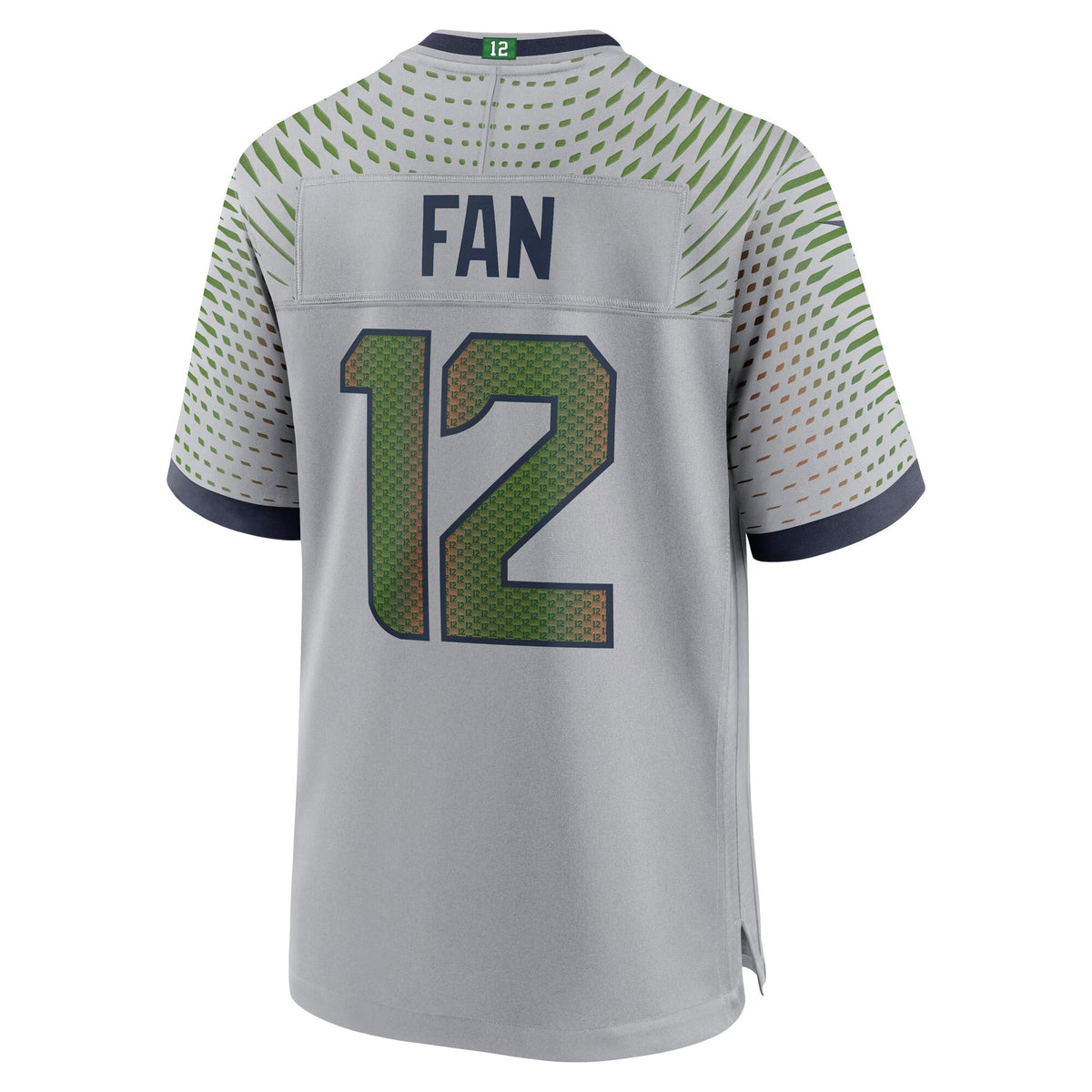 Seattle Seahawks 12s Wolf Gray 2025 Rivalries Collection Game Jersey