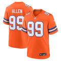 Denver Broncos Zach Allen Orange Alternate Game Jersey