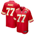Kansas City Chiefs Jaylon Moore Red Team Game Jersey