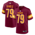 Washington Commanders Braeden Daniels Burgundy Team Game Jersey