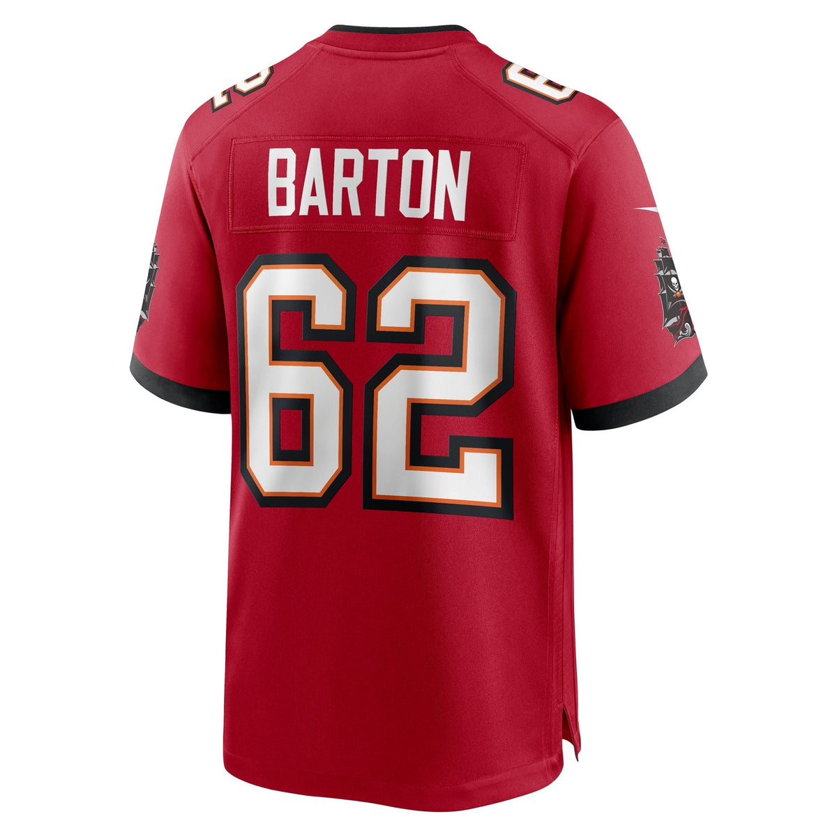 Graham Barton Pick No. 26 Red Player Game Jersey