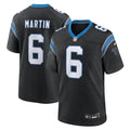 Carolina Panthers Sam Martin Black Team Game Jersey
