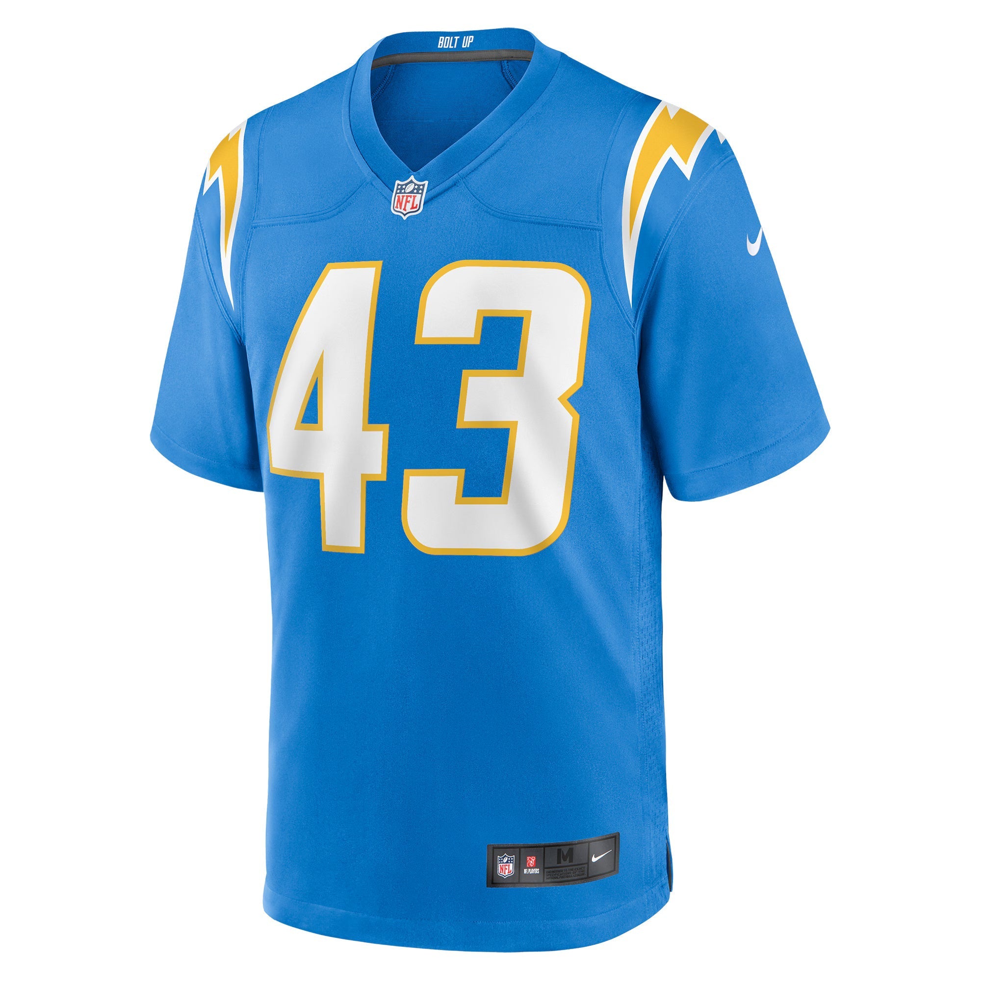 Los Angeles Chargers Troy Dye Powder Blue Game Jersey