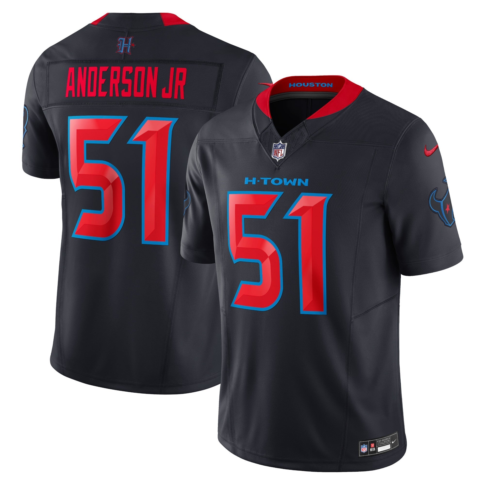 Houston Texans Will Anderson Jr. Navy 2nd Alternate Vapor F.U.S.E. Limited Jersey
