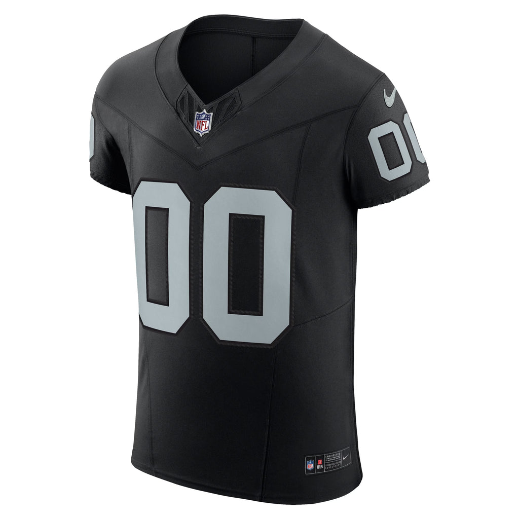 Las Vegas Raiders Black Vapor F.U.S.E. Elite Custom Jersey