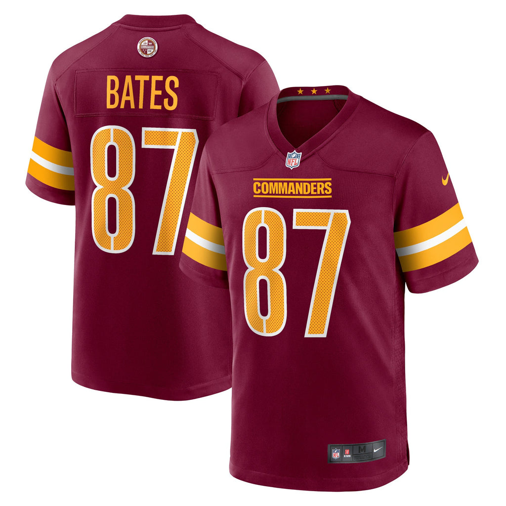 Washington Commanders John Bates Burgundy Game Jersey