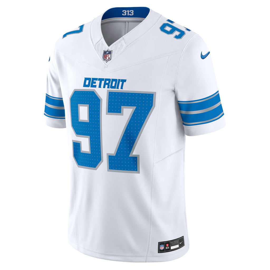 Detroit Lions Aidan Hutchinson White Vapor F.U.S.E. Limited Jersey