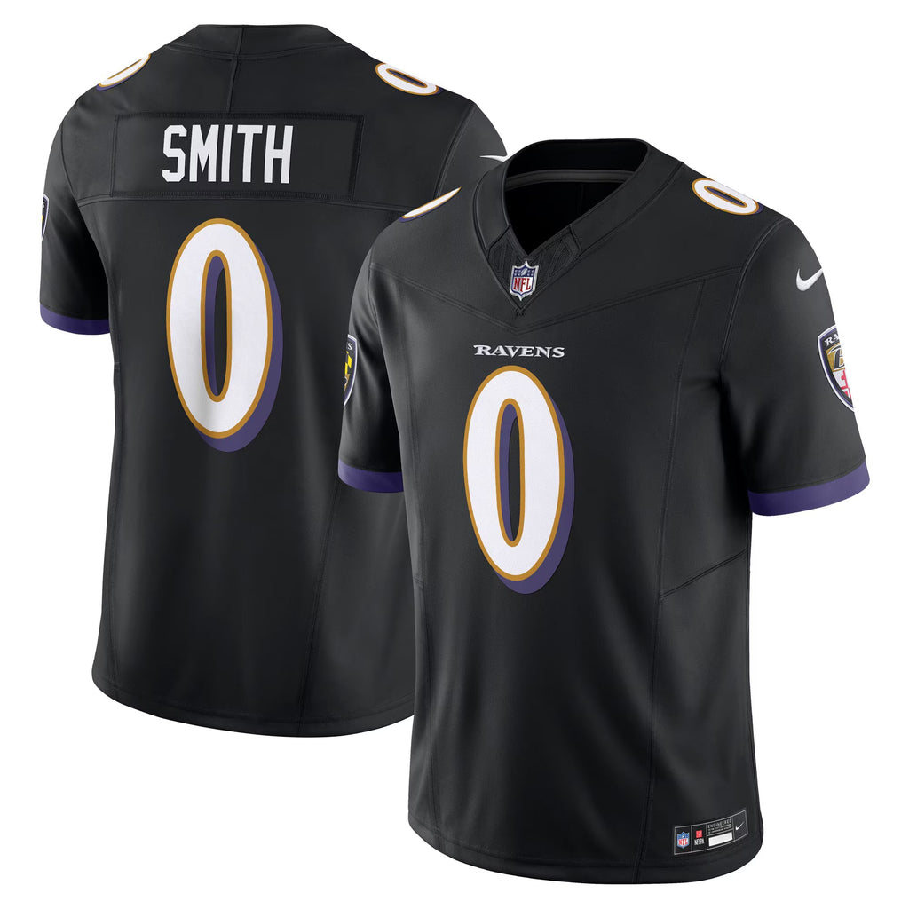 Baltimore Ravens Roquan Smith Black Alternate Vapor F.U.S.E. Limited Jersey