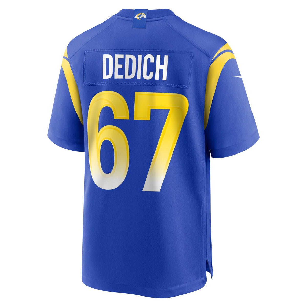 Los Angeles Rams Justin Dedich Royal Game Jersey