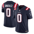 New England Patriots Christian Gonzalez Navy Vapor F.U.S.E. Limited Jersey
