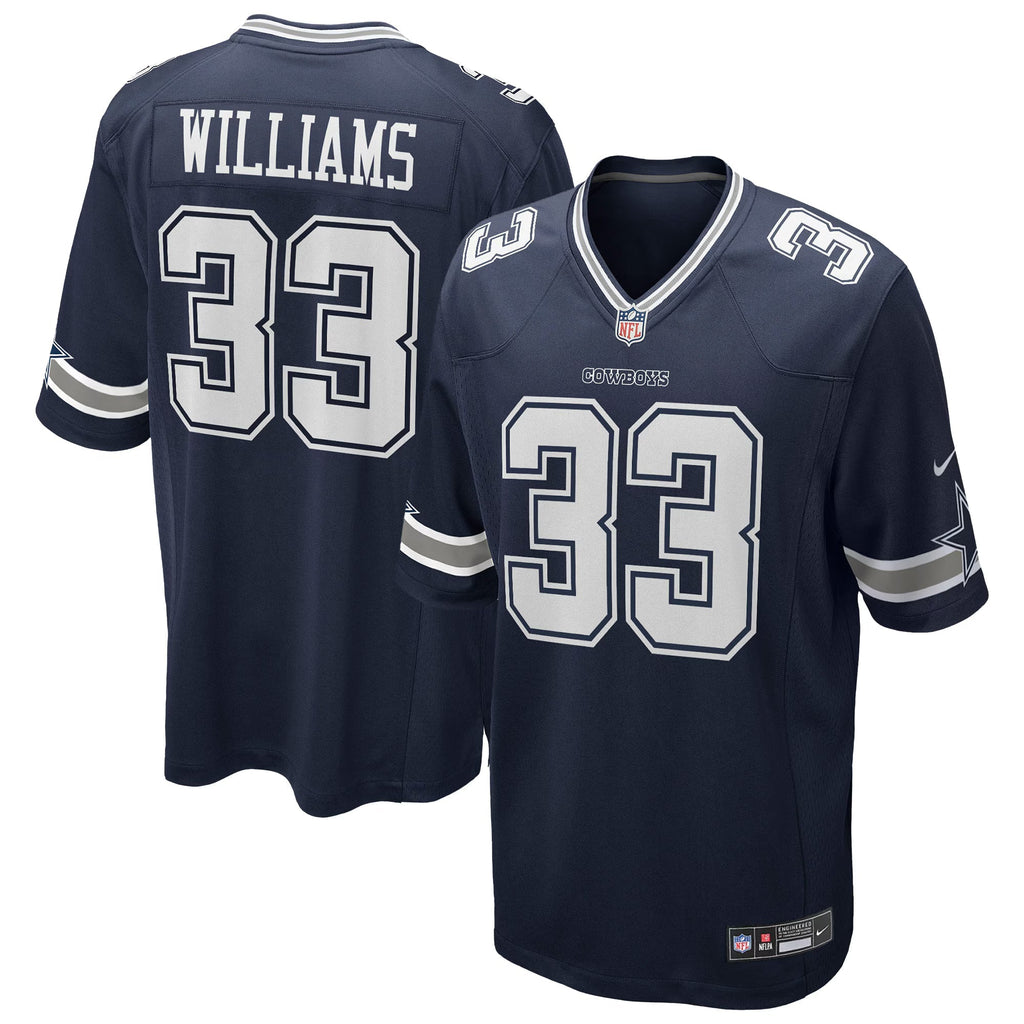 Dallas Cowboys Javonte Williams Navy Team Game Jersey
