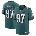 Philadelphia Eagles Moro Ojomo Midnight Green Team Game Jersey