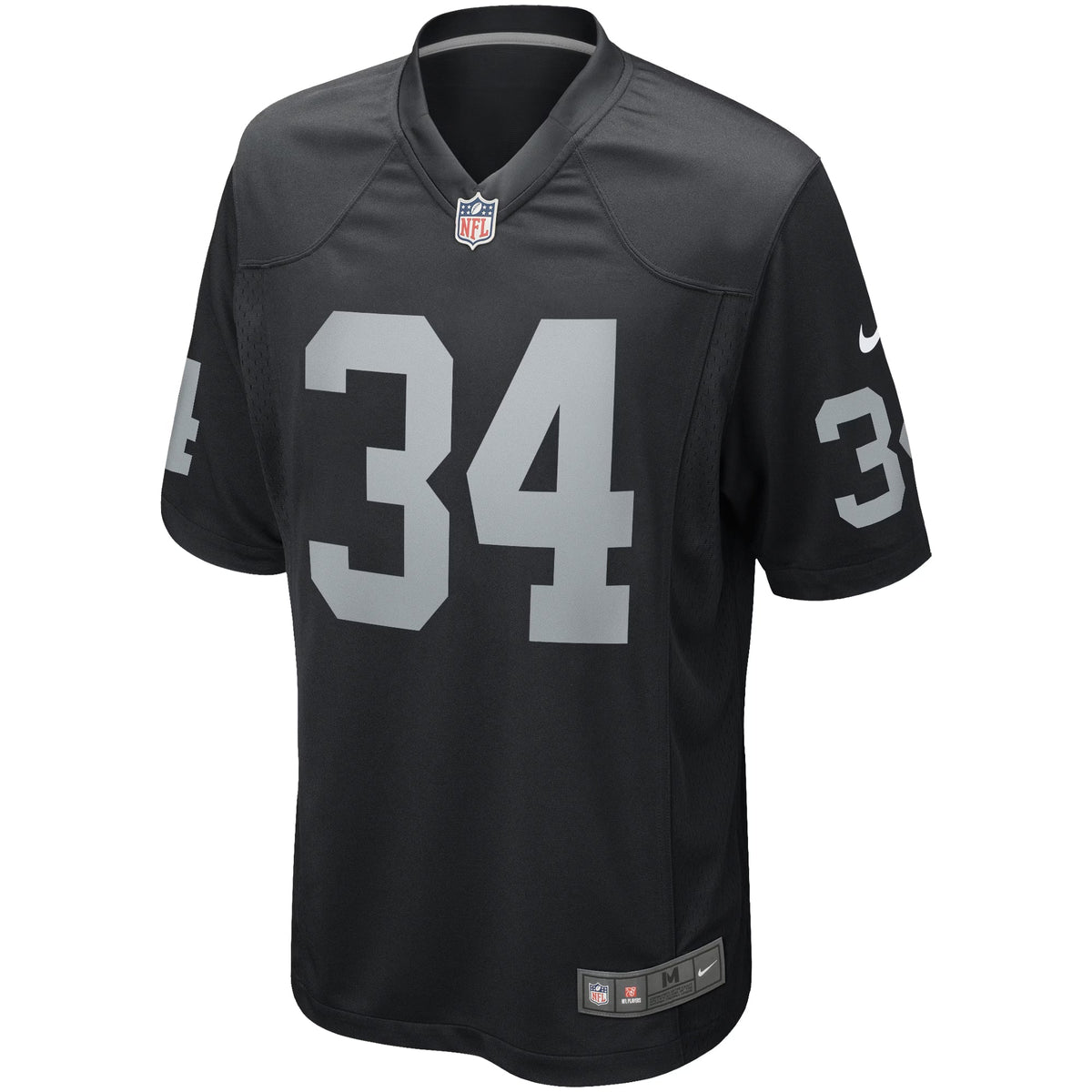 Las Vegas Raiders Bo Jackson Black Game Retired Player Jersey
