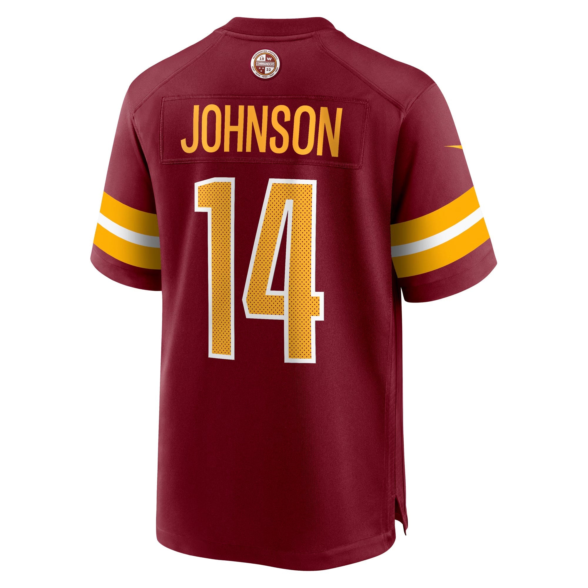 Washington Commanders Josh Johnson Burgundy Team Game Jersey