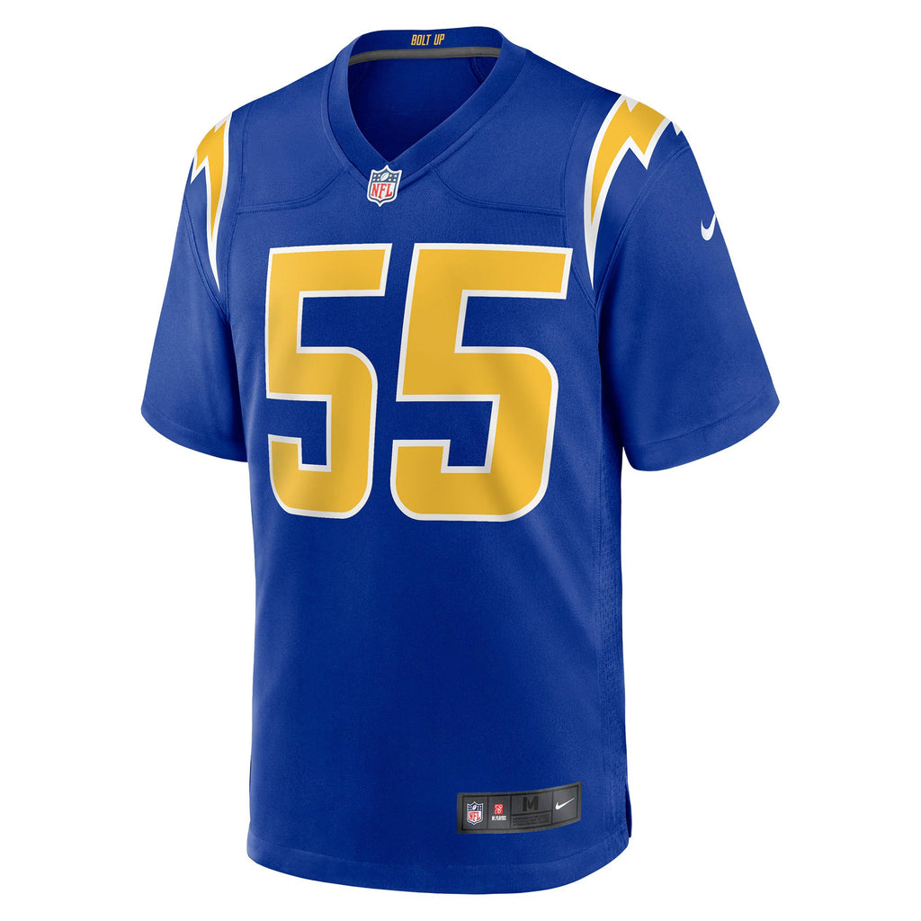 Los Angeles Chargers Junior Seau Royal Retired Player Alternate Game Jersey