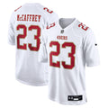 San Francisco 49ers Christian McCaffrey White Fashion Game Jersey