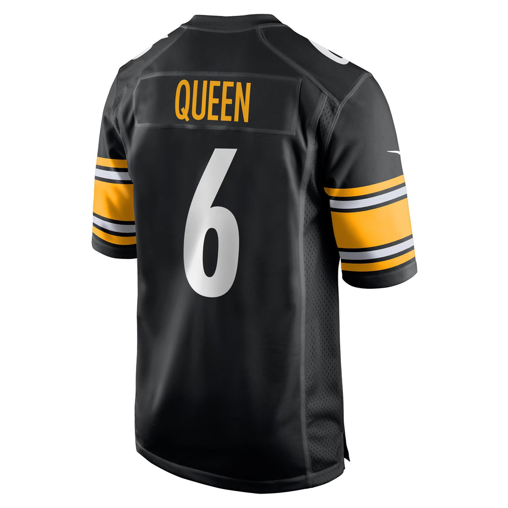 Pittsburgh Steelers Patrick Queen Black Game Jersey