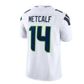 S.Seahawks #14 DK Metcalf Vapor F.U.S.E. Limited Jersey - White Stitched American Football Jerseys