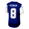 D.Cowboys #8 Troy Aikman Navy Legacy Replica Jersey Stitched American Football Jerseys