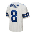 D.Cowboys #8 Troy Aikman White 1992 Legacy Replica Jersey Stitched American Football Jerseys