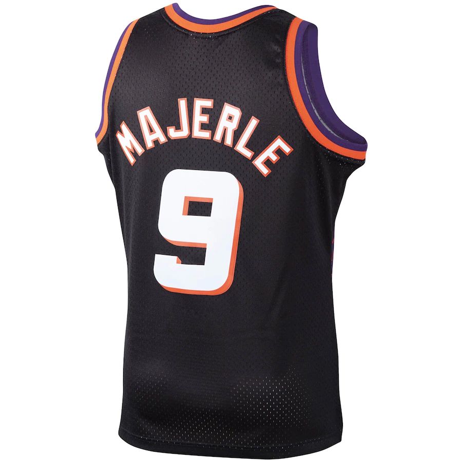 P.Suns #9 Dan Majerle 1994-95 Hardwood Classics Swingman Player Jersey Black Stitched American Basketball Jersey