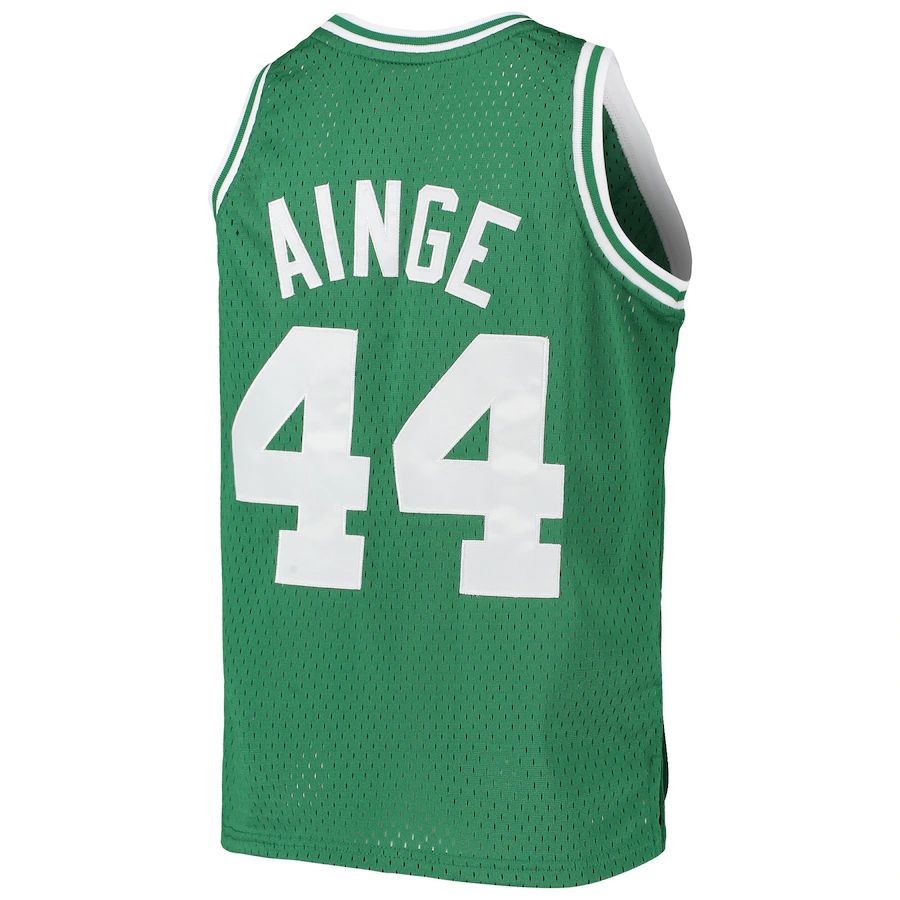 B.Celtics #44 Danny Ainge 1985-86 Hardwood Classics Swingman Jersey Green Stitched American Basketball Jersey