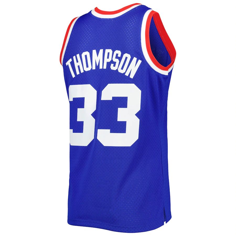 D.Nuggets #33 David Thompson Hardwood Classics 1975-76 Swingman Jersey Royal Stitched American Basketball Jersey