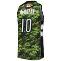 T.Raptors #10 DeMar DeRozan 2011-12 Hardwood Classics Swingman Jersey Camo Stitched American Basketball Jersey