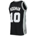 S.Antonio Spurs #10 Dennis Rodman 1993-94 Hardwood Classics Swingman Jersey Black Stitched American Basketball Jersey