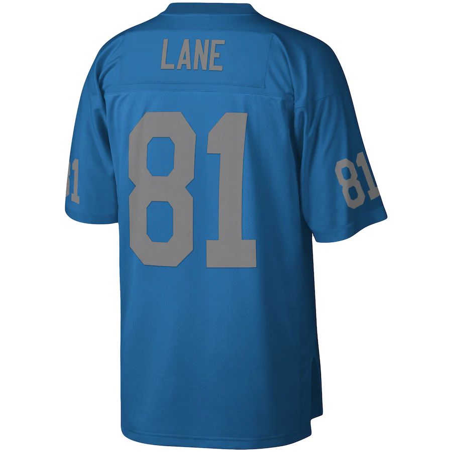 D.Lions #81 Dick ''Night Train'' Lane Blue Legacy Replica Jersey Stitched American Football Jerseys