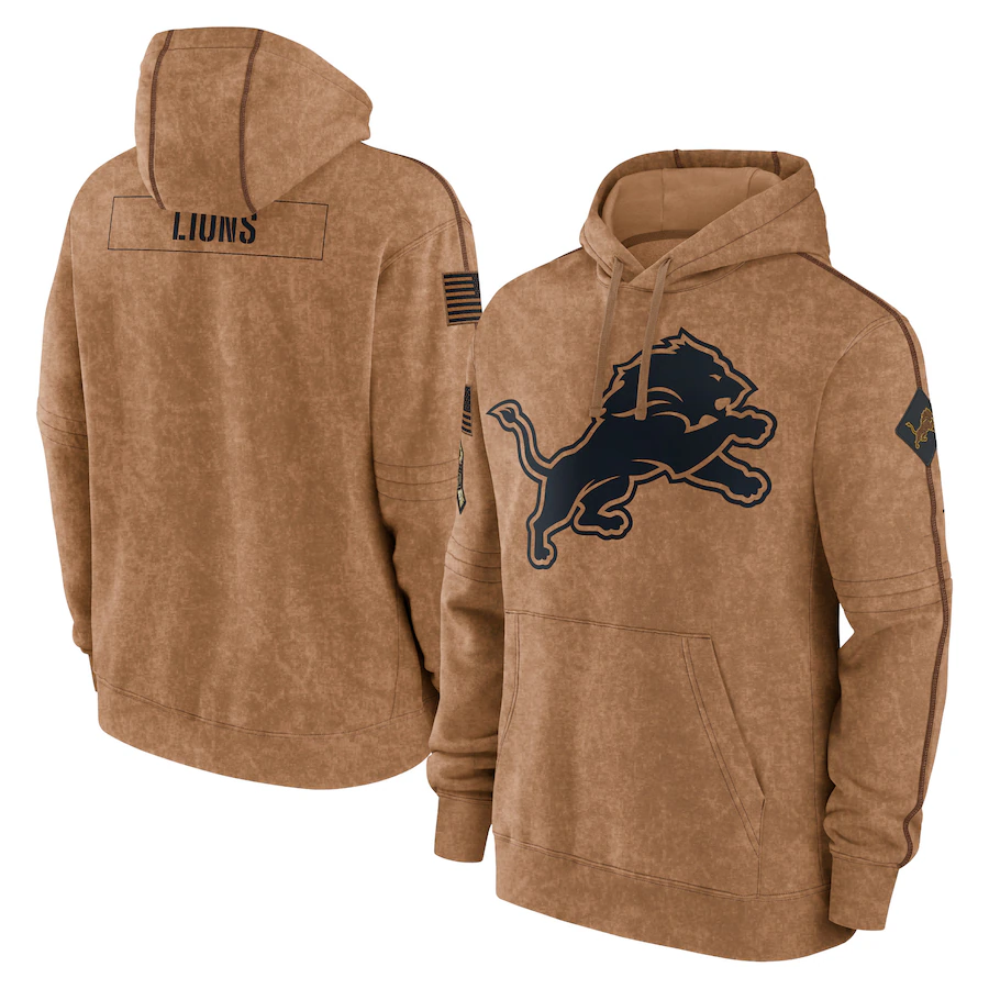 D.Lions 2023 Salute To Service Club Pullover Hoodie Cheap sale Birthday and Christmas gifts Stitched American Football Jerseys