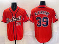 Detroit Tigers #39 Zach McKinstry Orange With Patch Vapor Premier Limited Stitched Baseball Jersey