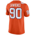 C.Tigers #90 Dexter Lawrence Alumni Player Jersey Orange Stitched American College Jerseys