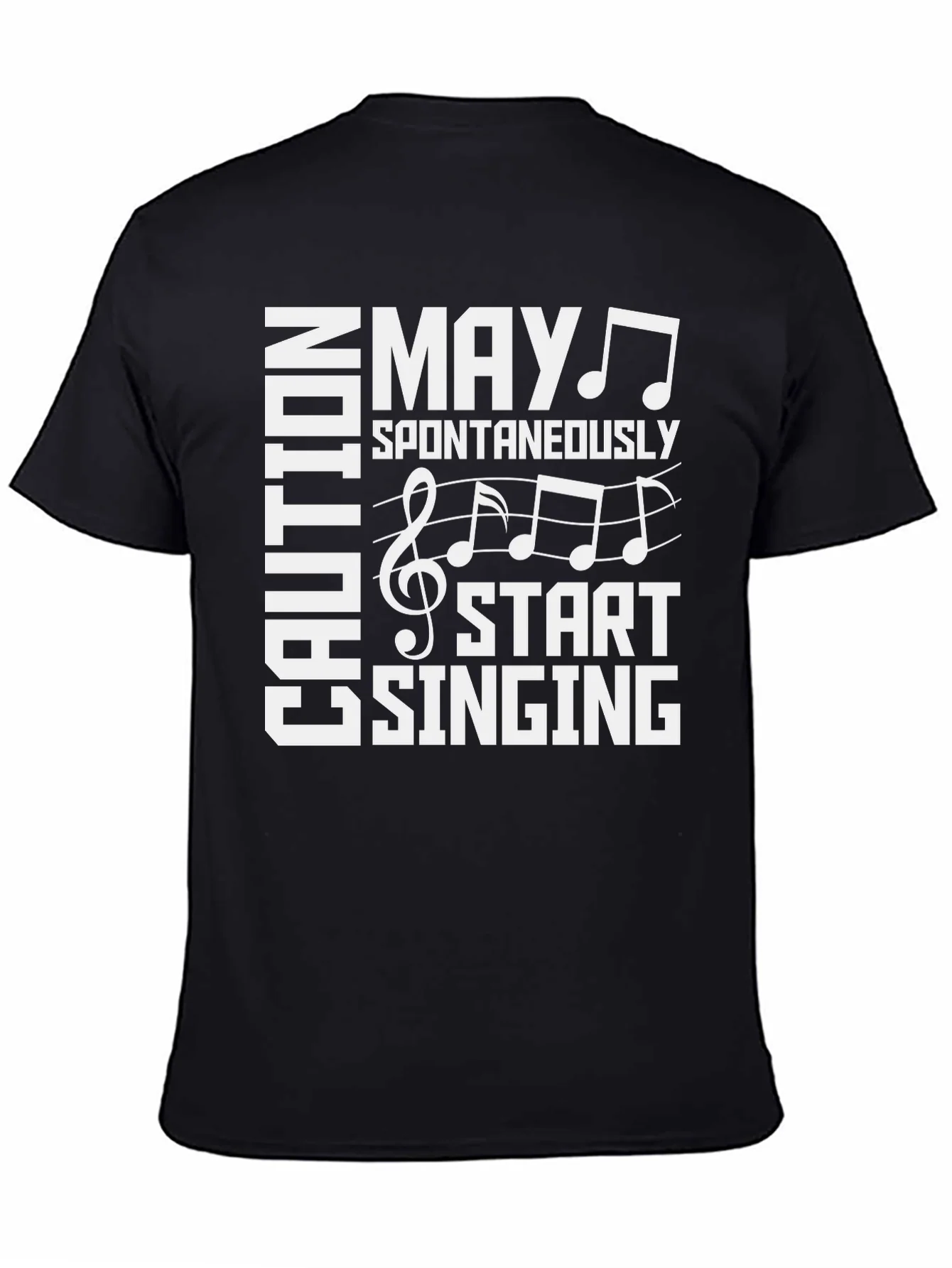 Caution May Spontaneously Start Singing Graphic Tee