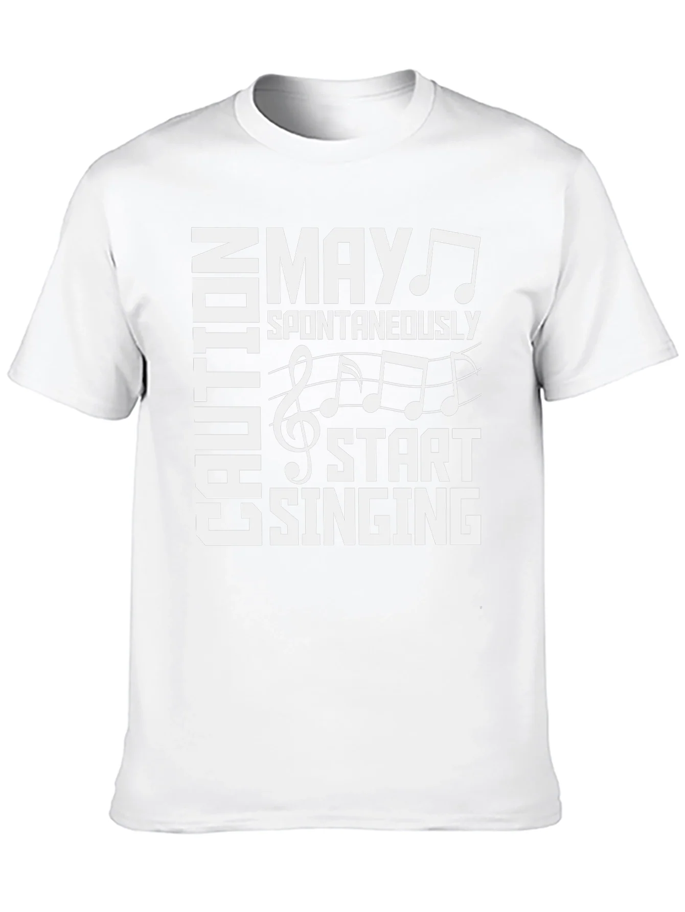 Caution May Spontaneously Start Singing Graphic Tee