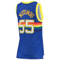 D.Nuggets #55 Dikembe Mutombo Royal 1991-92 Hardwood Classics Swingman Jersey Royal Stitched American Basketball Jersey