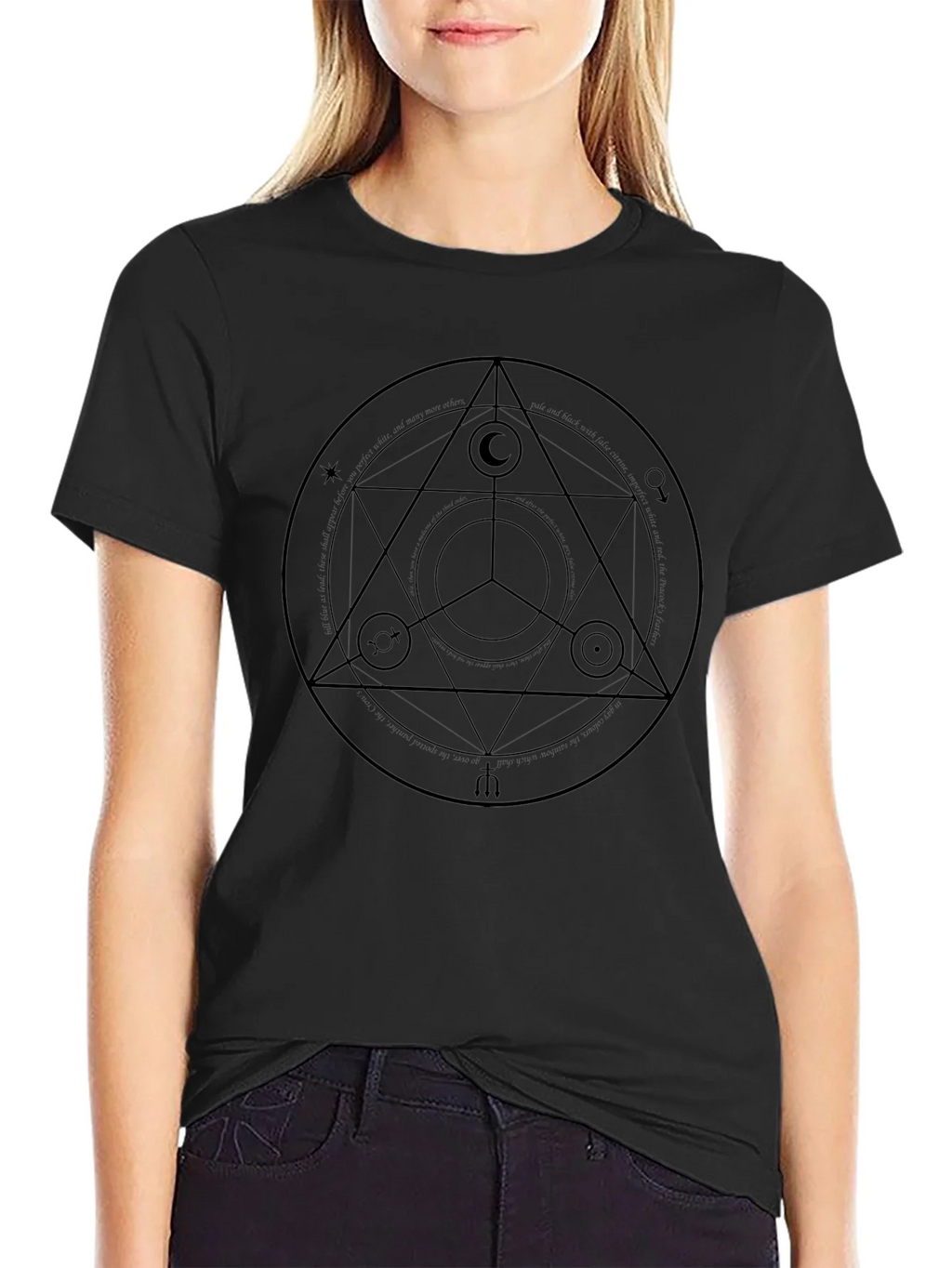 Symbolic Graphic Tee - Black Unisex Shirt