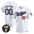 Custom Los Angeles Dodgers Vin Scully Patch Gold Trim Vapor Premier Limited C All Stitched Baseball Jersey