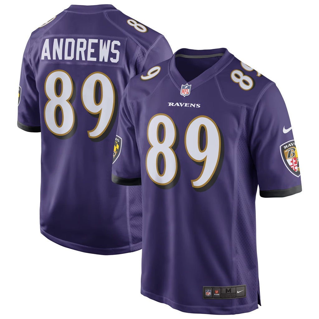 Baltimore Ravens Mark Andrews Purple Game Jersey