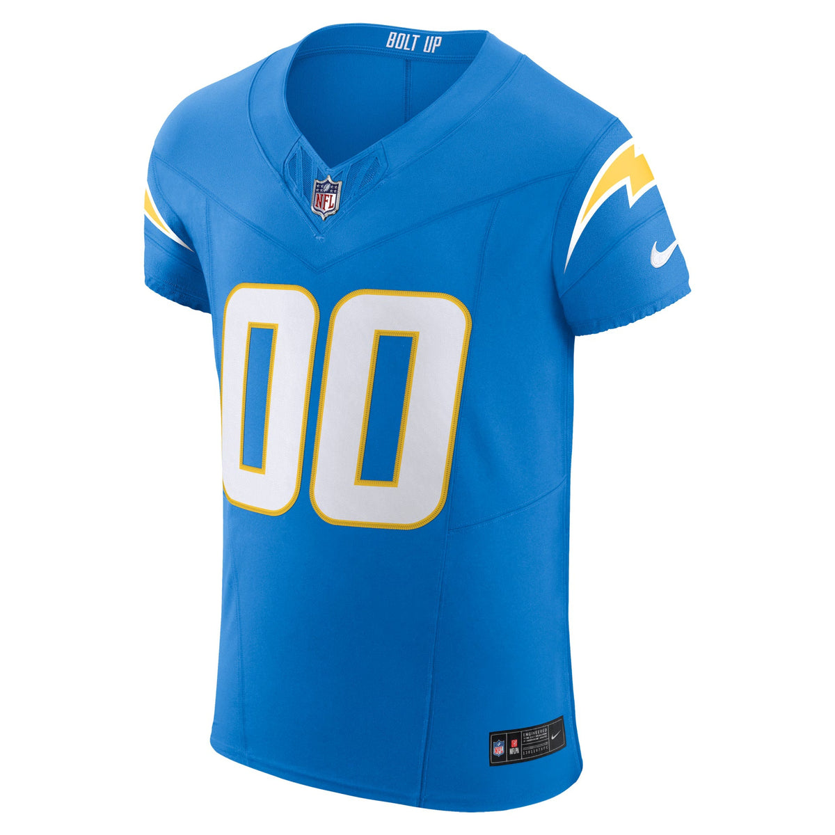 Los Angeles Chargers Powder Blue Vapor F.U.S.E. Elite Custom Jersey